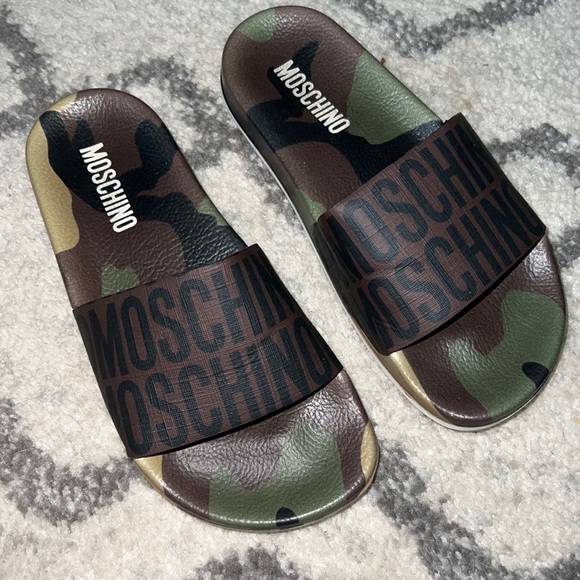 Moschino Shoes - Moschino Camo Slides 6